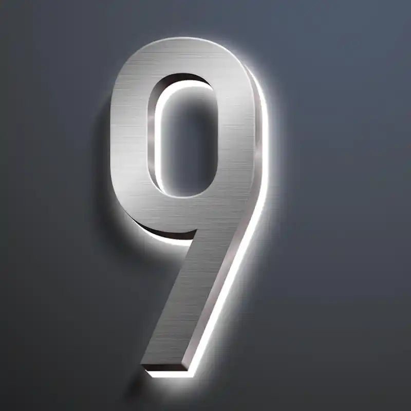 lit house numbers led house numbers