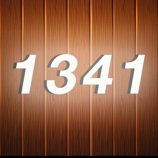 LED House Numbers or Light-Up Address Numbers lighted house numbers with street name