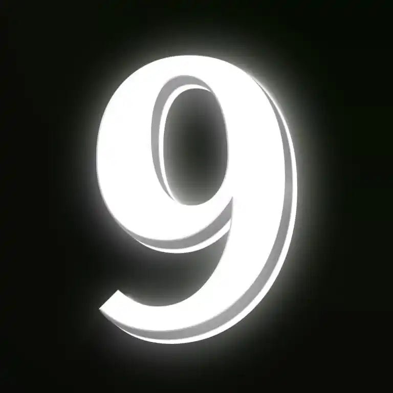 light up address sign