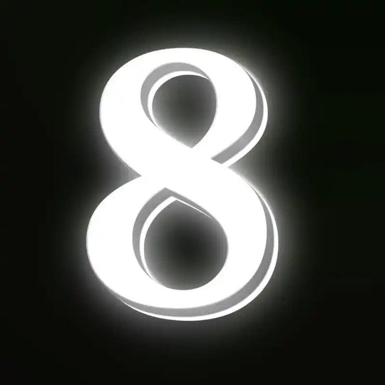 light up door number