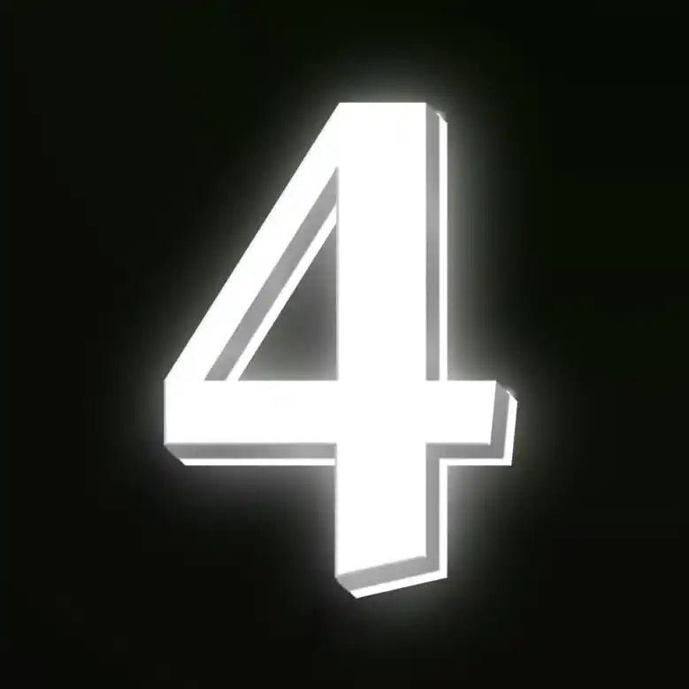 outdoor led house number light