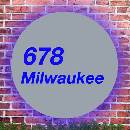 led lighted house numbers