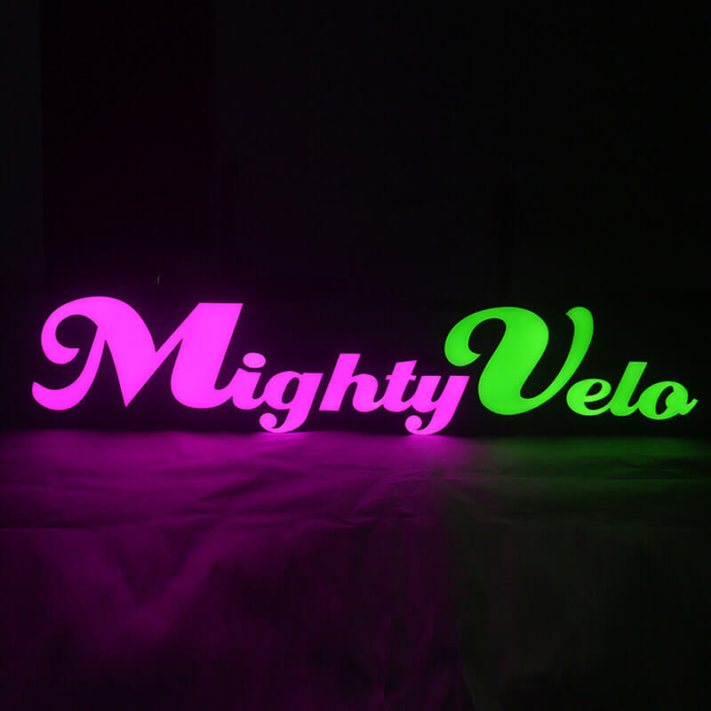 Long-lasting front lit channel letters for storefronts