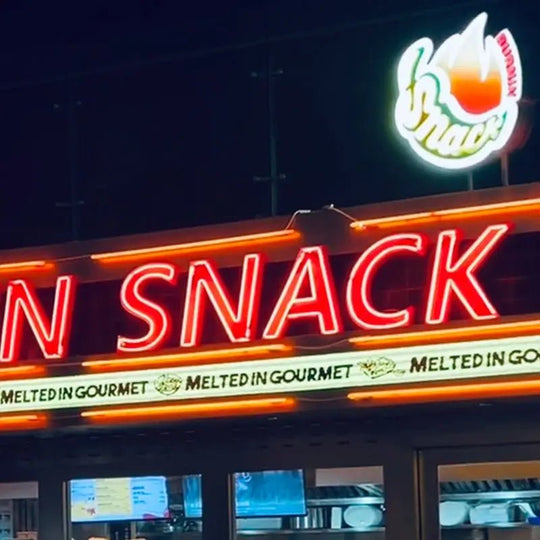 Marquee neon letters with 1-year warranty