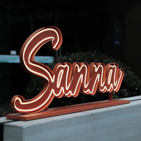 Marquee neon open sign for retail businesses