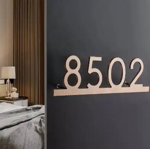Personalized address plaque solid brass address plaques for house engraved name plate