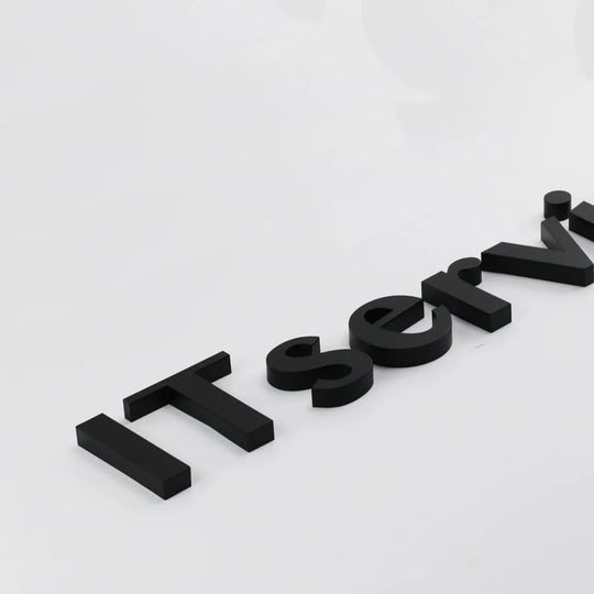 Outdoor stainless steel letter signs custom laser cut durable