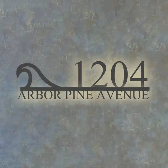 Oversized LED Address Plaque – Extra-Large Numbers