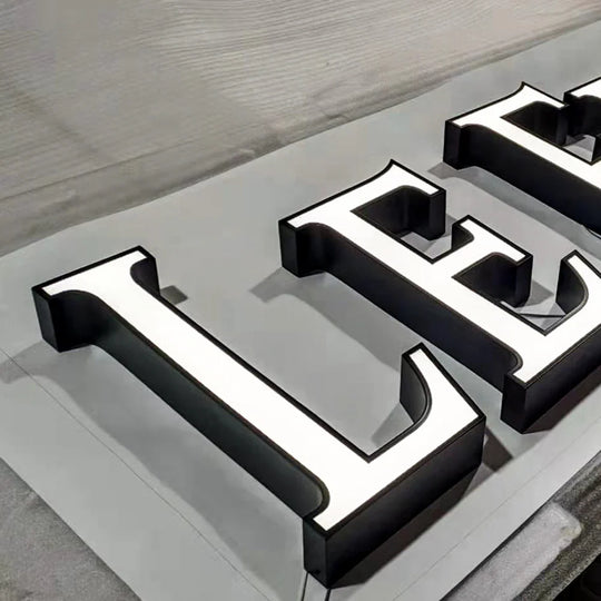 Personalized Acrylic Sign with Affordable Lit Up House Numbers with Remote Control  