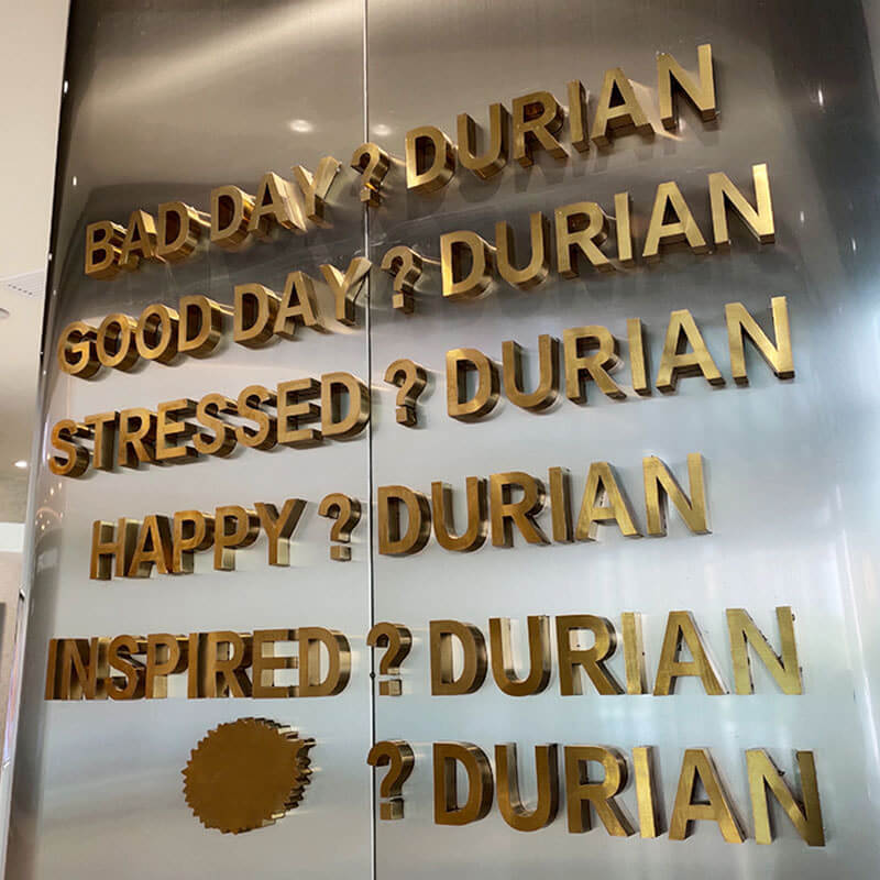 Personalized metal signs for outdoor business laser etched logos