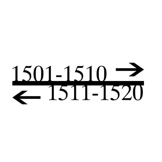 art deco style metal house numbers vintage brass finish