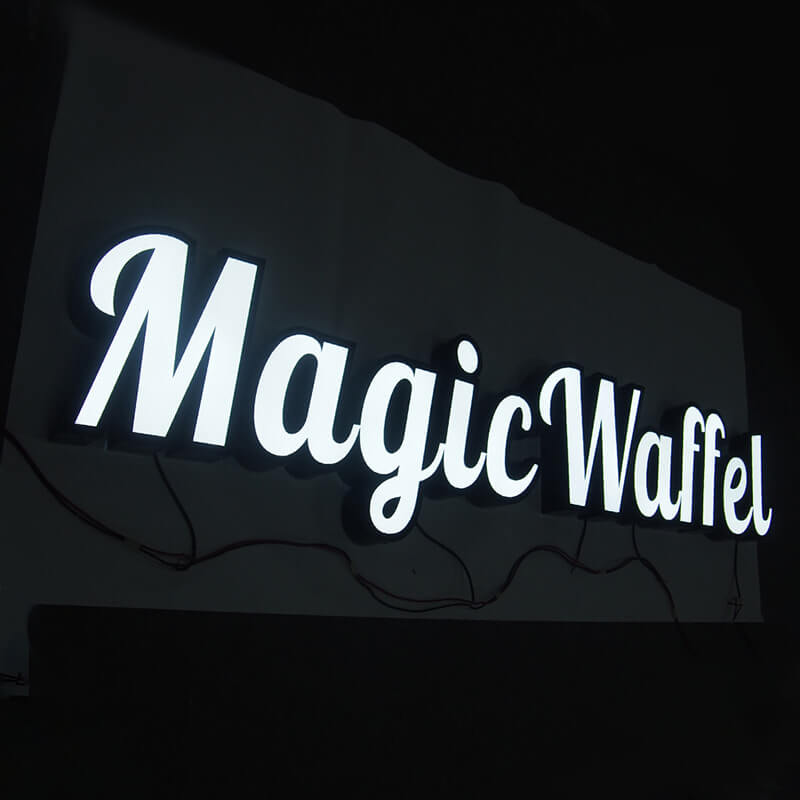 Premium front lit letters for professional business signs