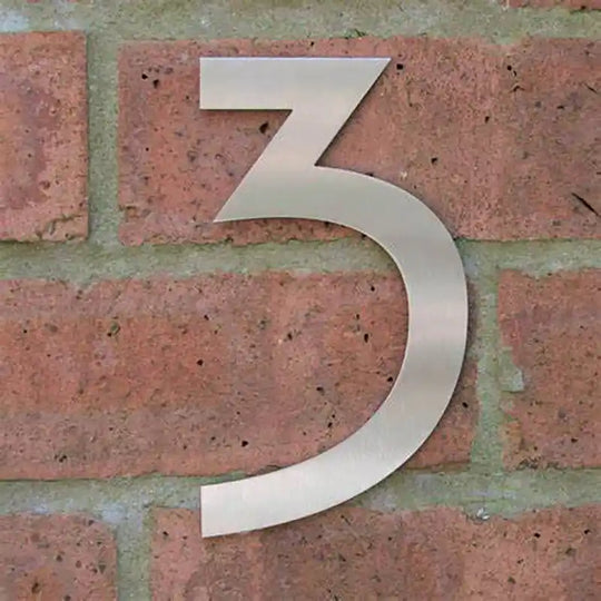 mid century modern house numbers