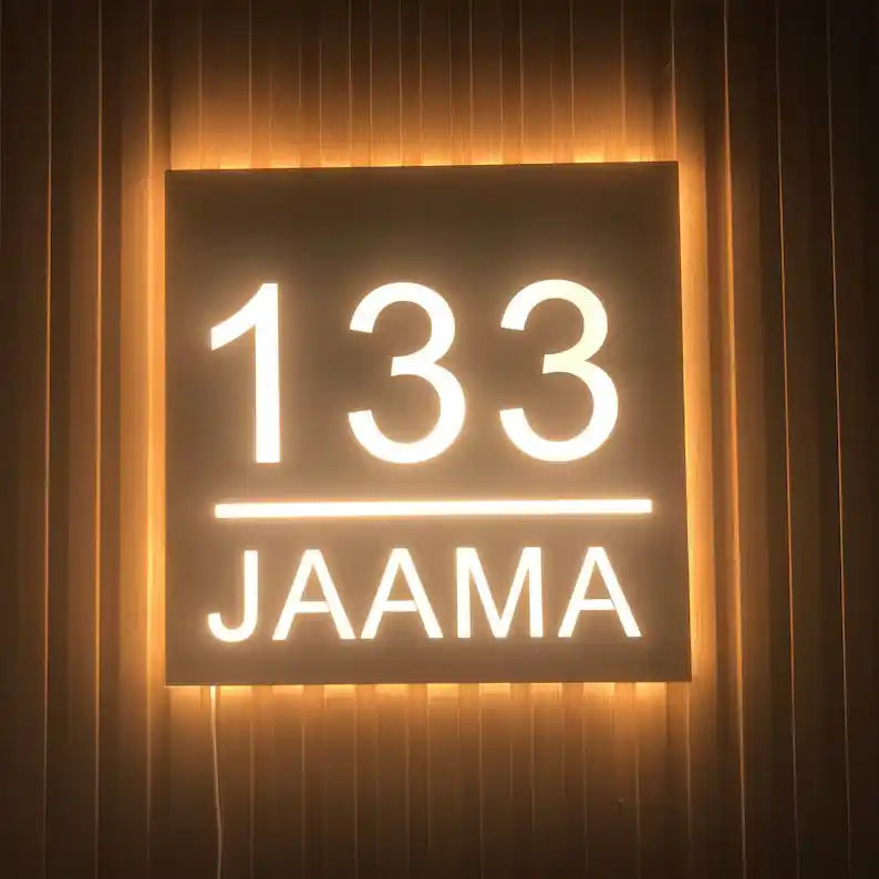 911 reflective address signs