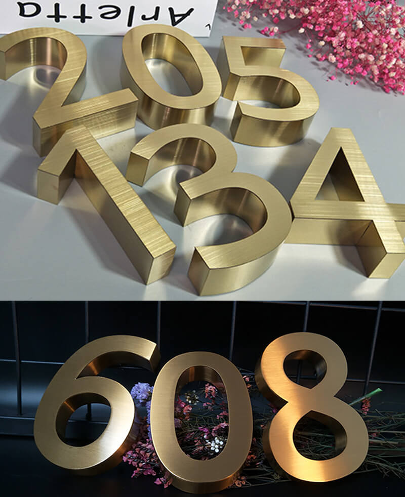 Custom Lighted Address Signs & House Number Plaques Online ...