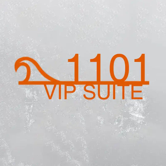 VIP Suite Signage - Stylish Door Plaque Premium - Quality Room Marker High-End Hospitality