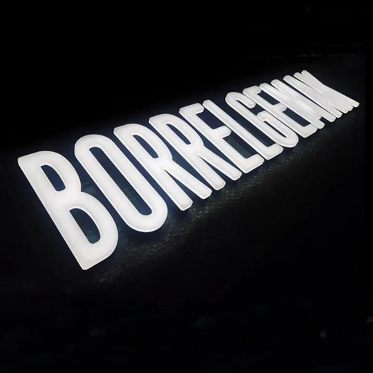 Waterproof full lit 3D acrylic letters