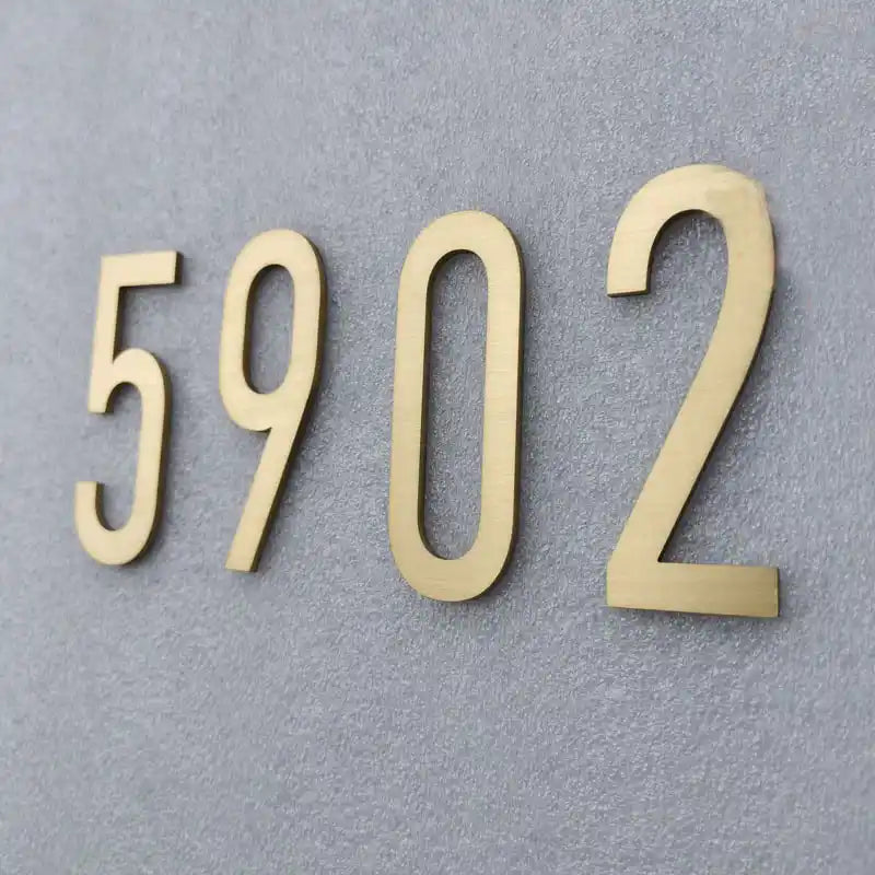 house number signage