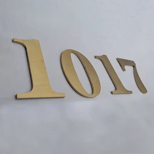 modern house numbers