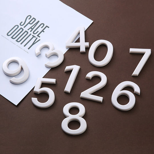 decorative house numbers metal address numbers