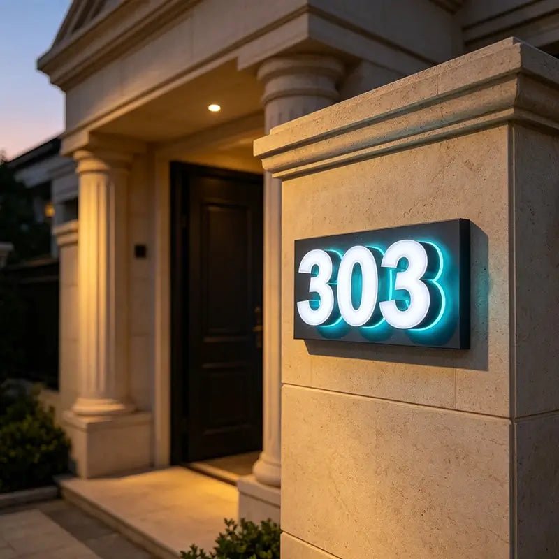 acrylic-backlit-house-numbers-frontlit-white-and-sky-blue-backlit-pre-installed-black-backplate