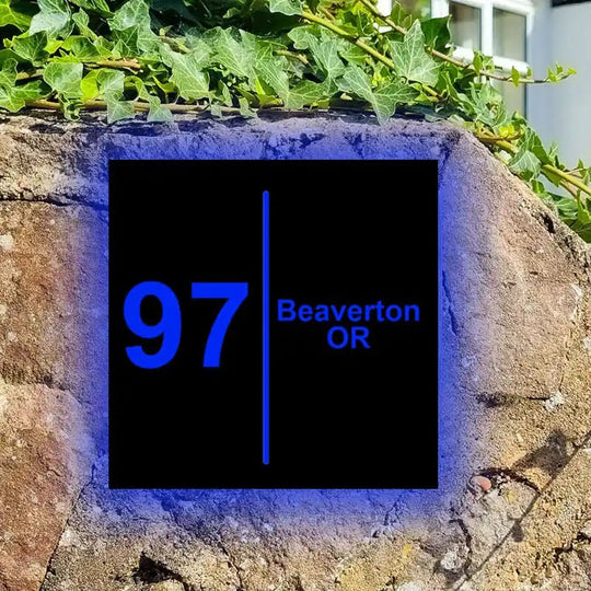 led house number signs