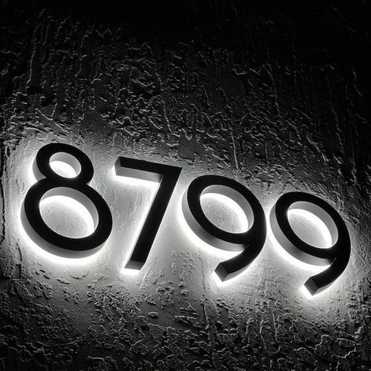 led home address numbers