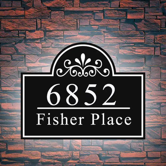 Illuminated address lighting mailbox numbers Illuminated Address Signs