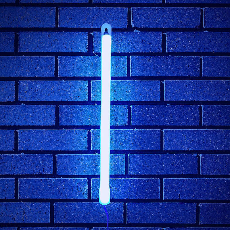 ice blue neon light