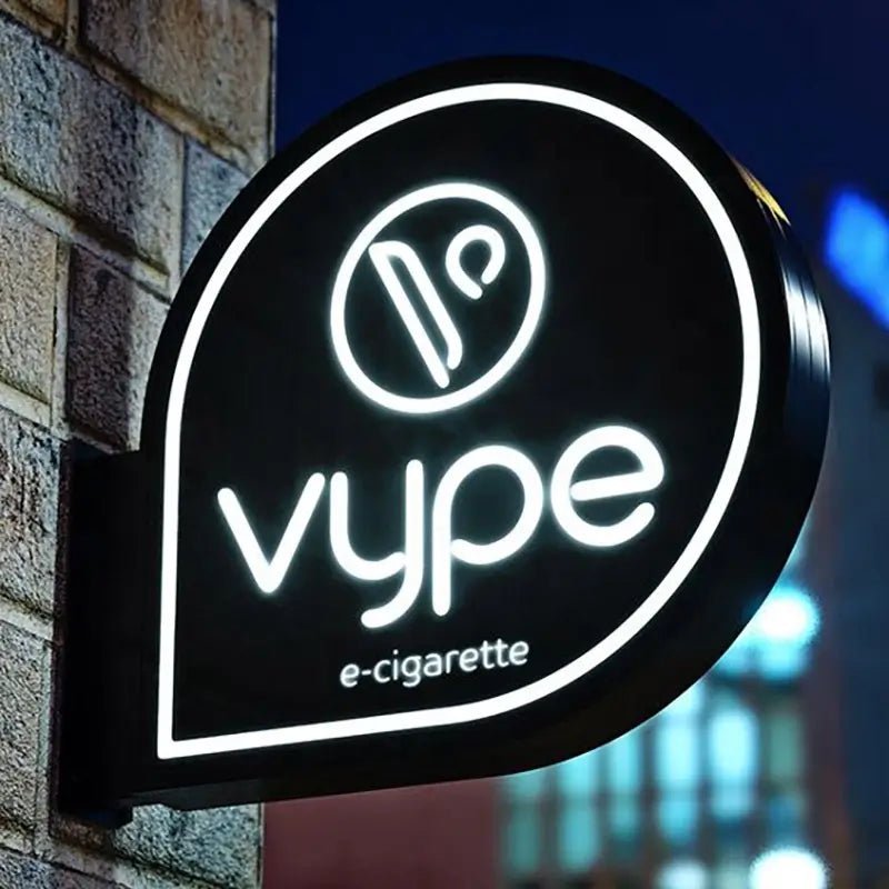 Custom LED Light Box Sign | Metal Backlit Business Sign ...