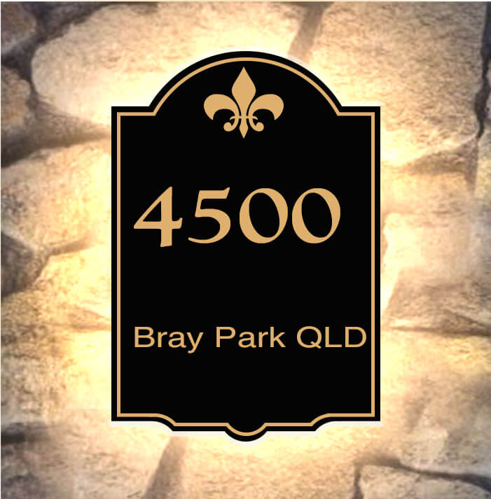 custom metal house numbers solar lighted address sign custom address and house number plaques