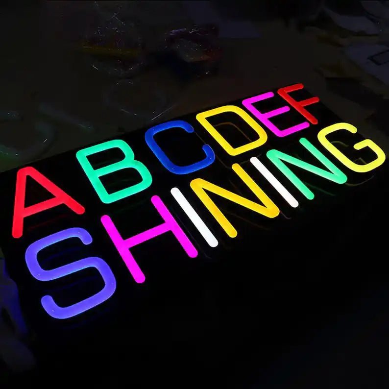 modern house numbers with light Custom LED Signage Built 