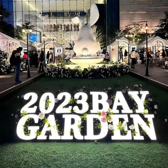 modern backlit house numbers Custom Logo 3D Metal Front Lit Sign With Rim and Modern Lighted House Numbers for Curb Appeal  