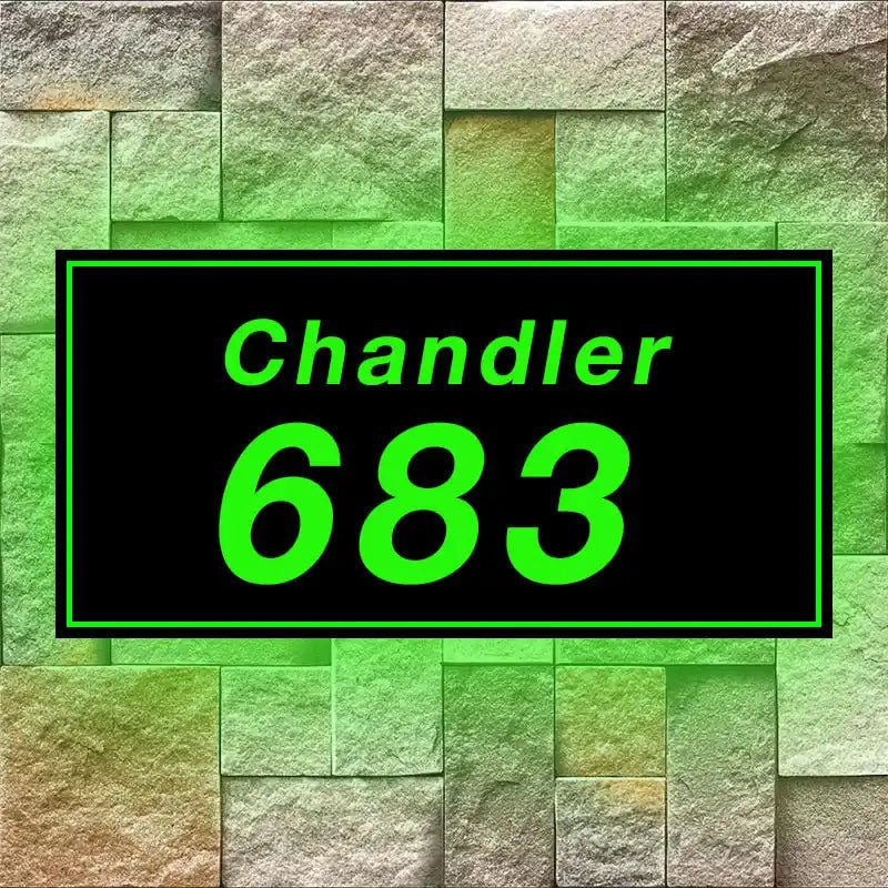 Custom lighted address sign Custom Address Plaque Address Sign Illuminated Number 