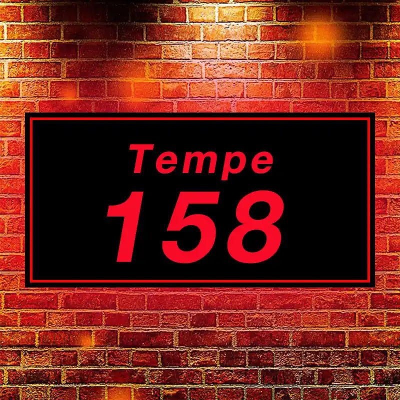 Lighted house number sign Custom Address Plaque Address Sign