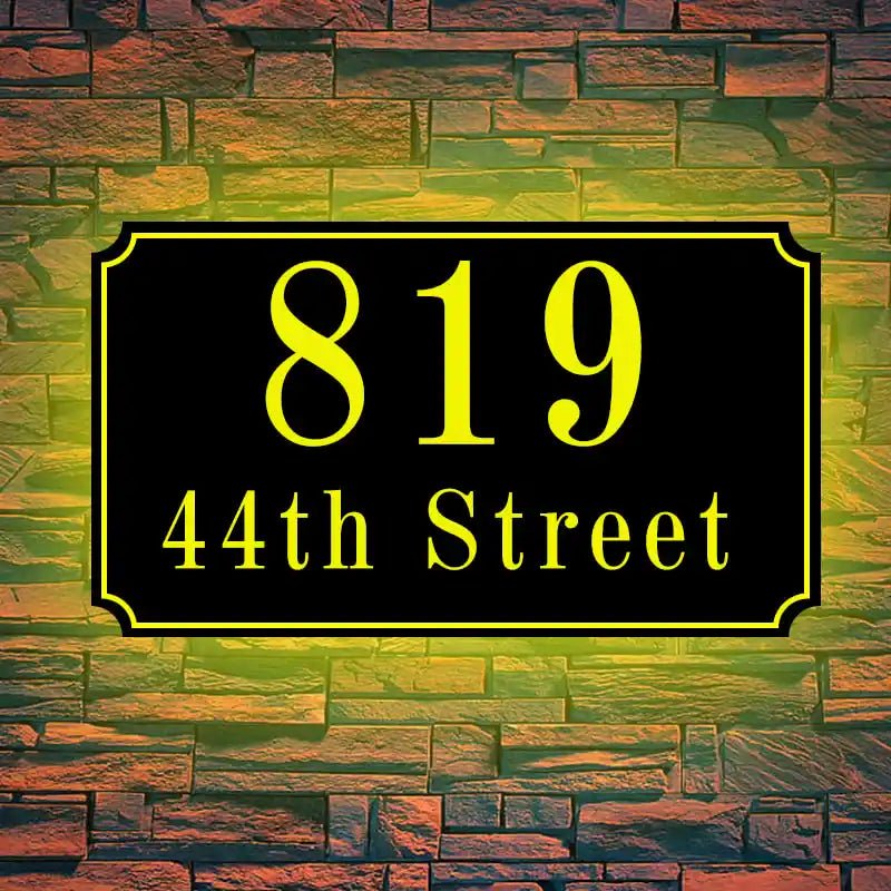 diy house numbers  lighted house numbers LED lighted address