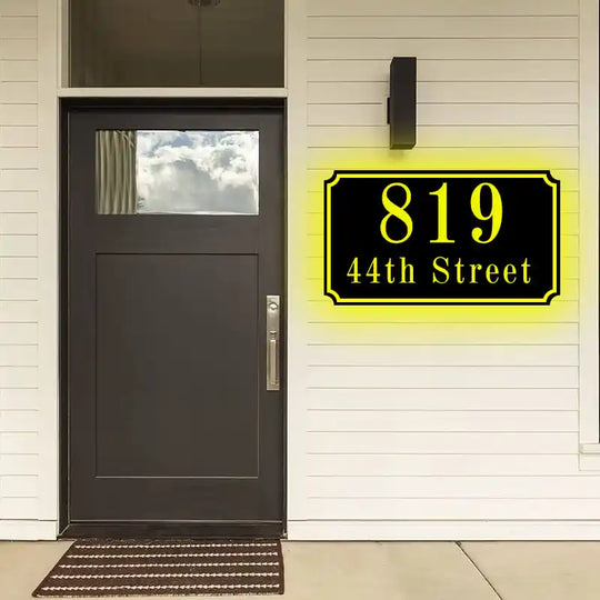 lighted address numbers