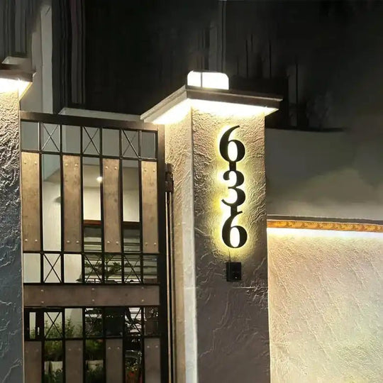 back lit numbers