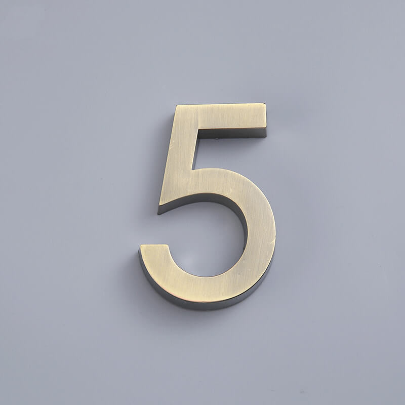 large house numbers brass house numbers