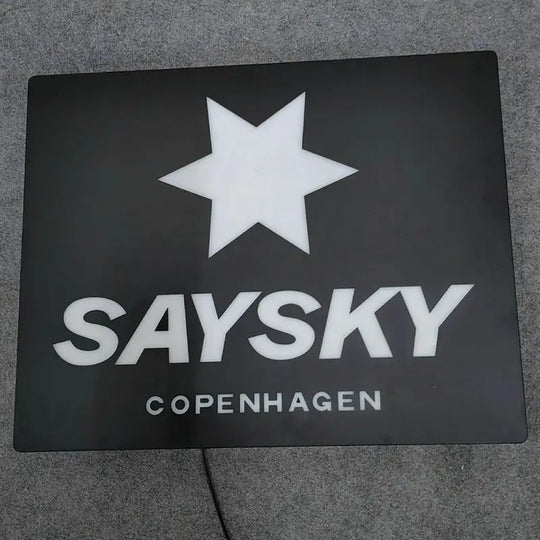 modern led backlit blade signs for cafes, restaurants and food service businesses