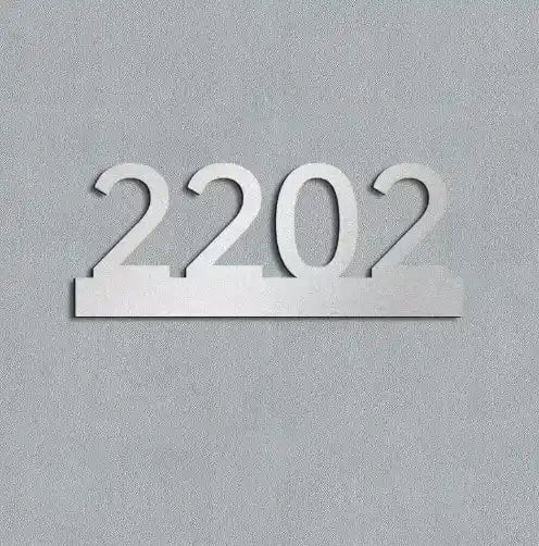 outdoor metal address signs waterproof large house numbers