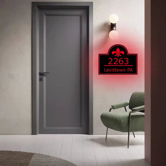 light up address numbers