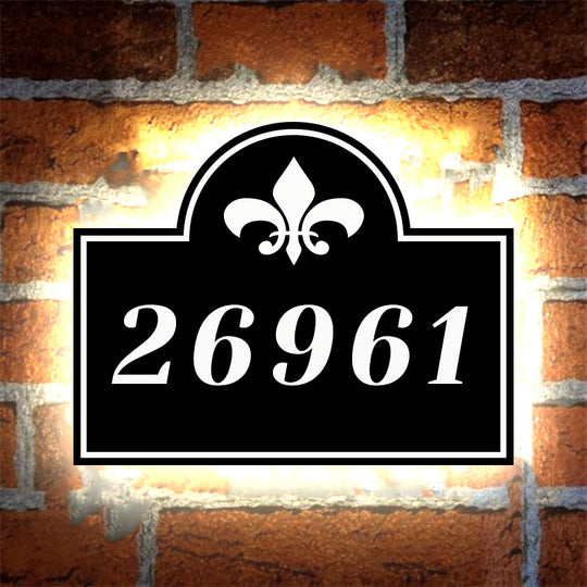 solar lighted address sign solar lighted house numbers metal outdoor house numbers