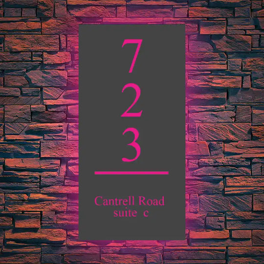 lighted house numbers