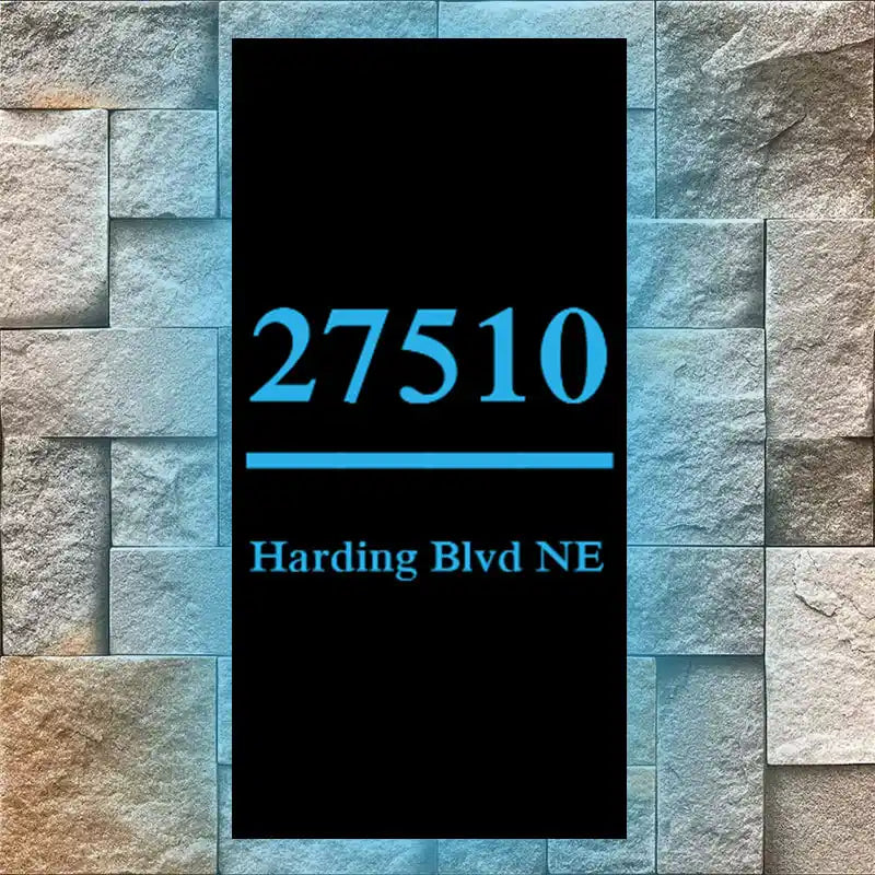 modern style house numbers